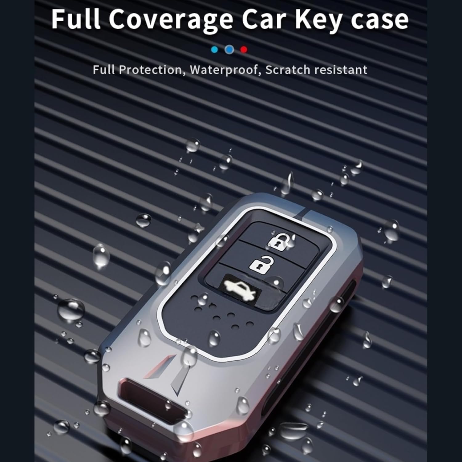 HONDA 3 BUTTON SMART METAL KEY COVER