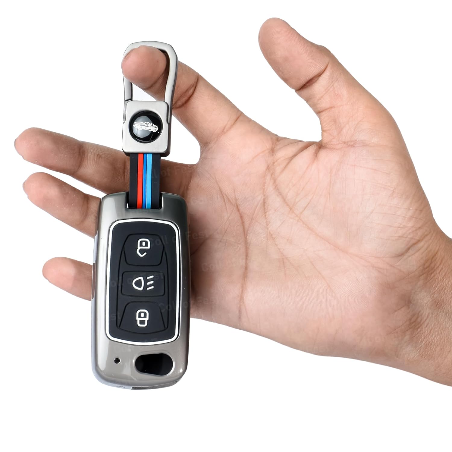 TATA 3B FLIP METAL KEY COVER