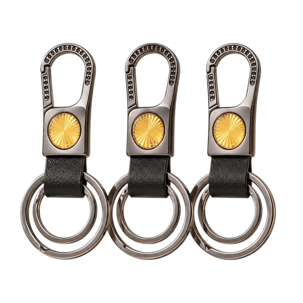 FANCY HOOK KEYCHAIN/KEYRING - PACK OF 3