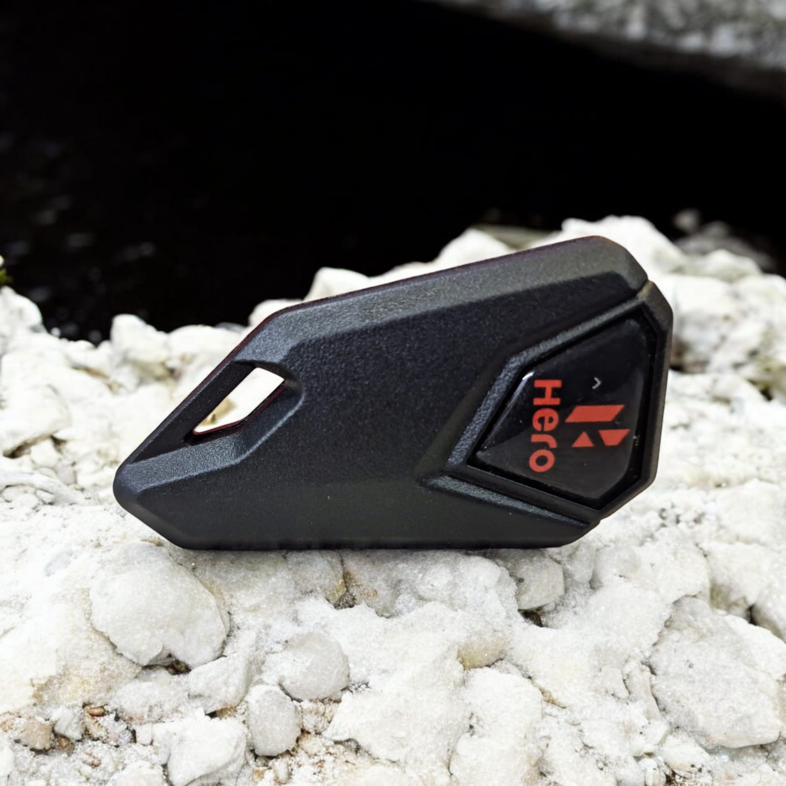 HERO LEFT BIKE FLIP KEY & SILICONE COVER - RED LOGO