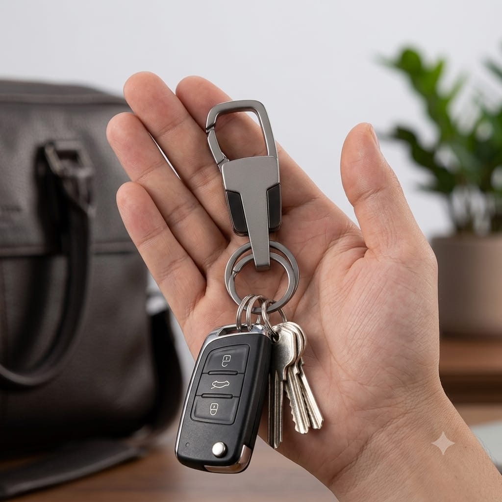 FANCY HOOK KEYCHAIN/KEYRING - PACK OF 3