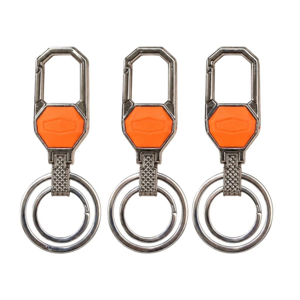FANCY HOOK KEYCHAIN/KEYRING - PACK OF 3