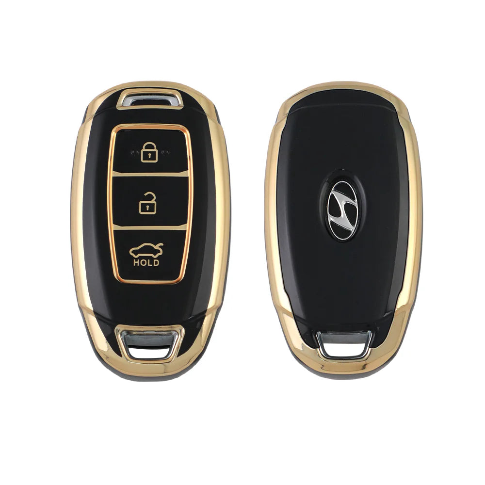 TPU key cover for i20, Kona, Verna 3 button smart key