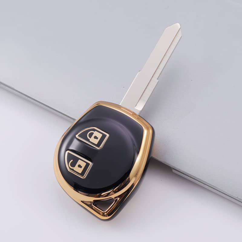 SUZUKI TPU KEY COVER - GOLDEN BLACK