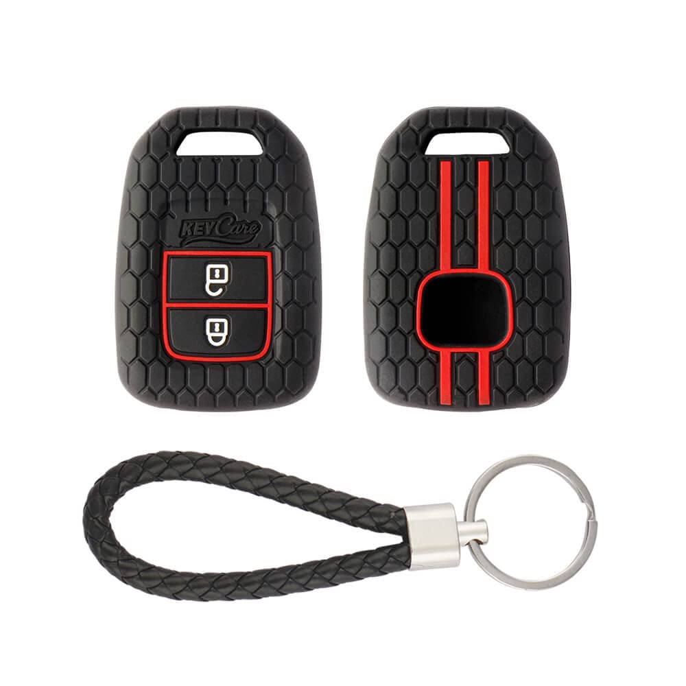 Honda silicone key cover and keyring  2 button remote key