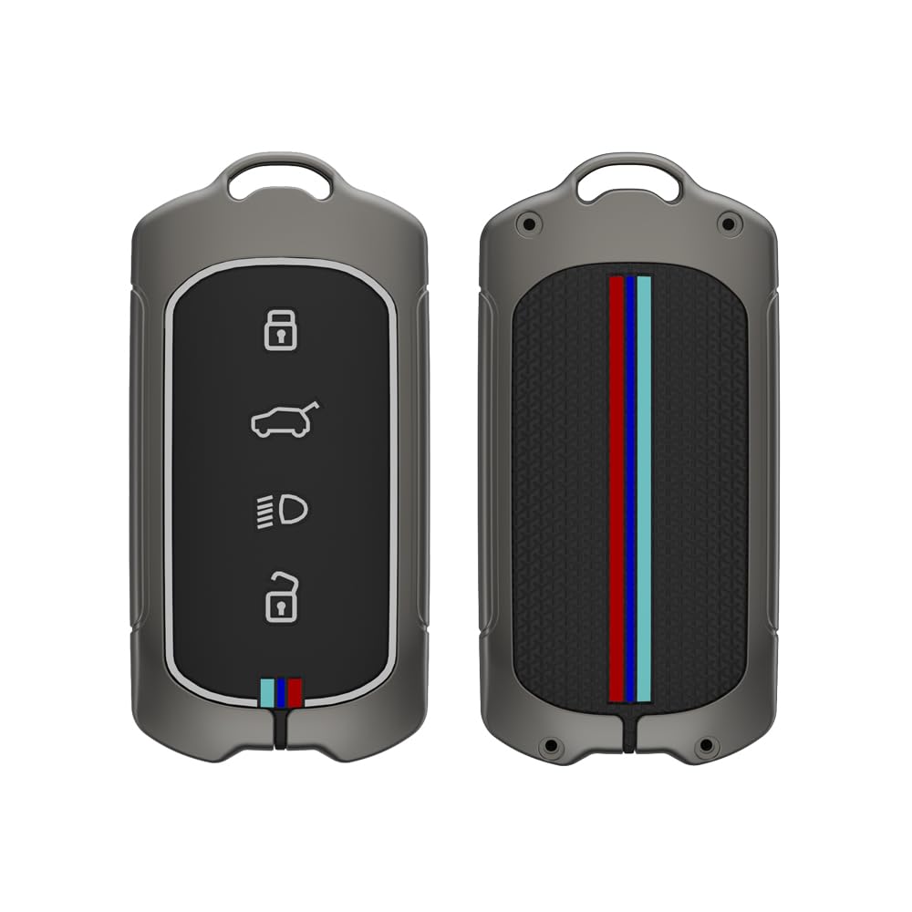 Metal Car Key Cover for Tata Curvv, Curvv EV Smart Key