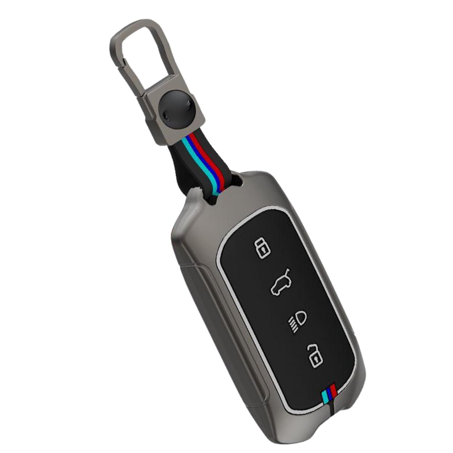 Metal Car Key Cover for Tata Curvv, Curvv EV Smart Key
