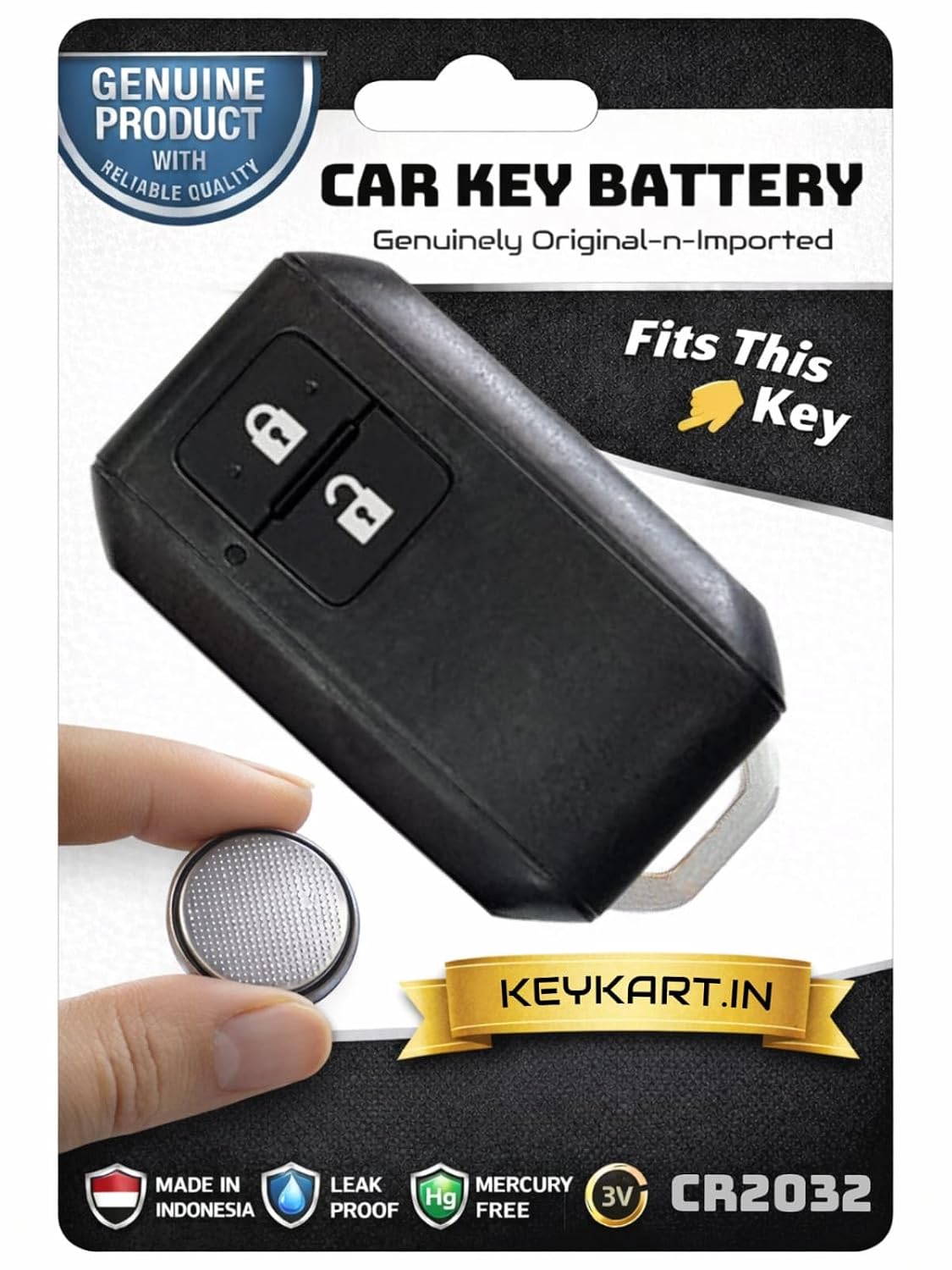 3V Lithium Coin Battery Cell for Suzuki key - #CR2032/1/SUZ/002