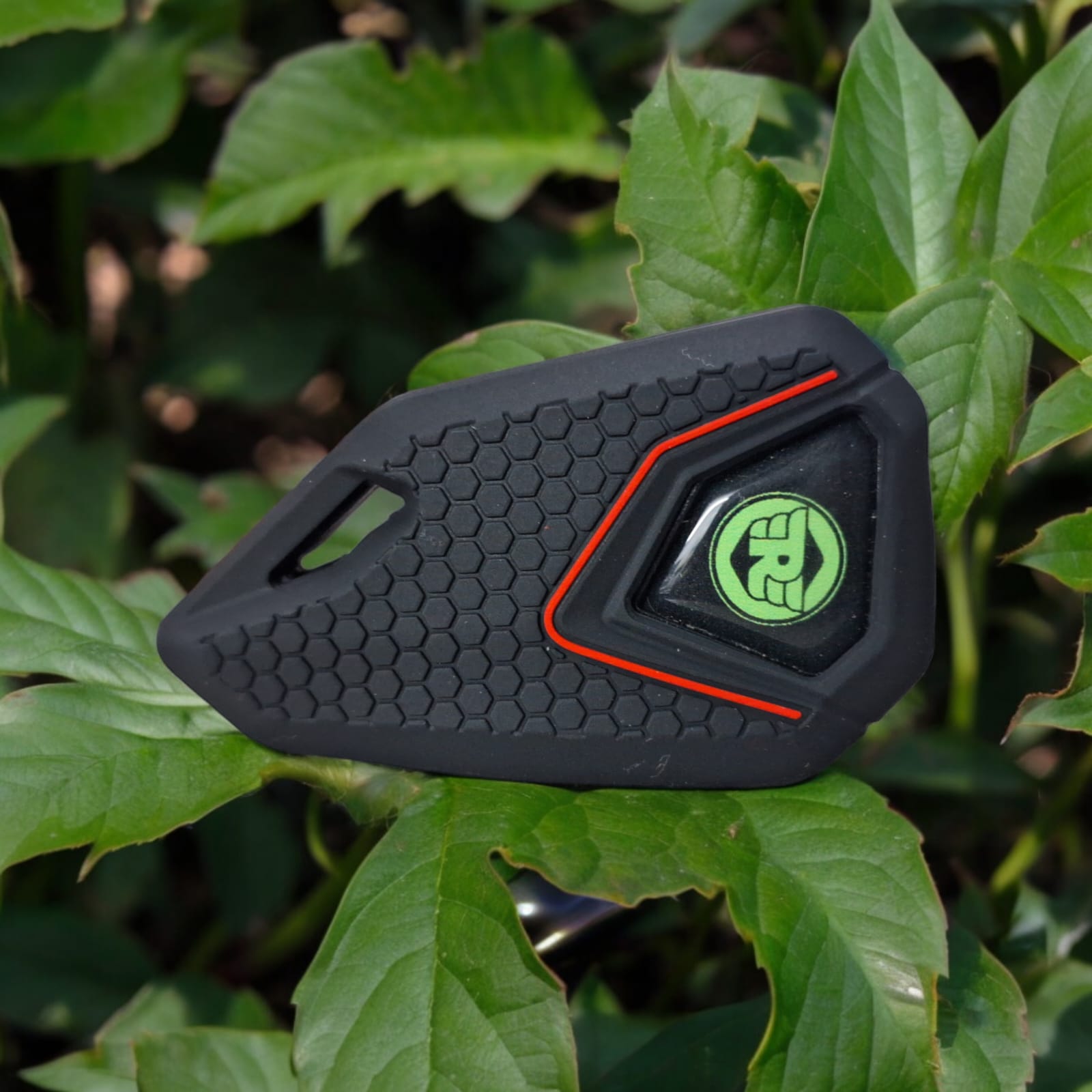 Royal Enfield Bike Flip Key With Silicone Cover - Black