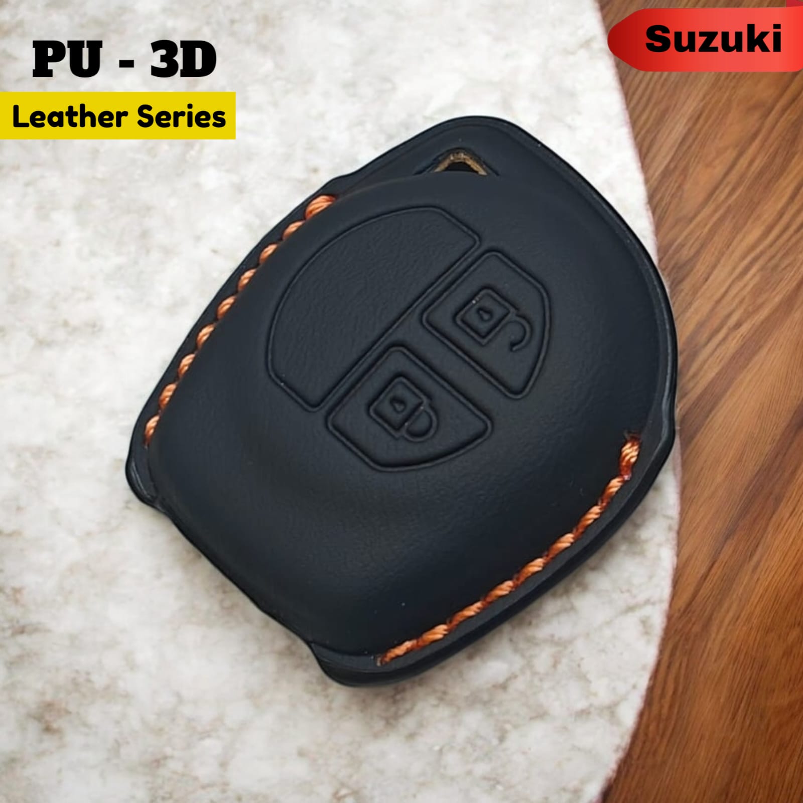 Suzuki 2B Leather Key Cover
