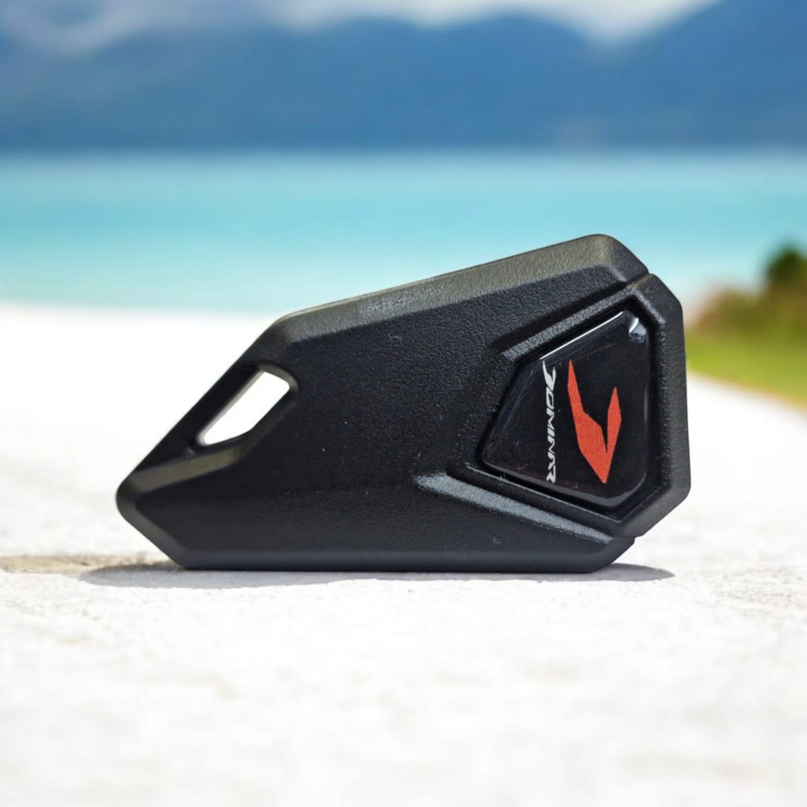 Bajaj Dominar bike flip key - Red logo