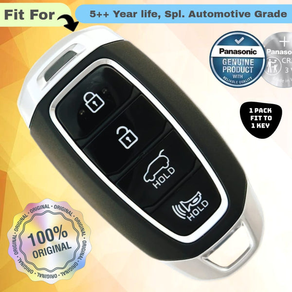 Hyundai 4 Button Smart Key Fob Replacement Battery - ( Pack of 1 )