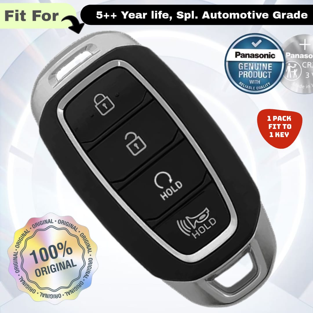Hyundai 4 Button Smart Key Fob Replacement Battery - ( Pack of 1 )