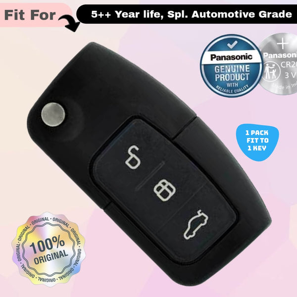 Ford 3 Button Flip Key Fob Replacement Battery - ( Pack of 1 )