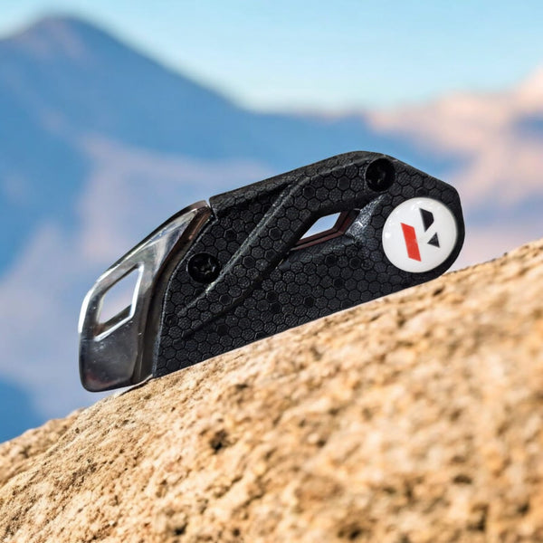 HERO LEFT SILCA FLIP KEY - WHITE WITH RED LOGO