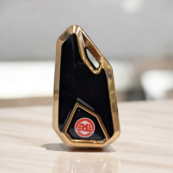 Royal Enfield S/L right bike flip key & tpu key cover - Red logo