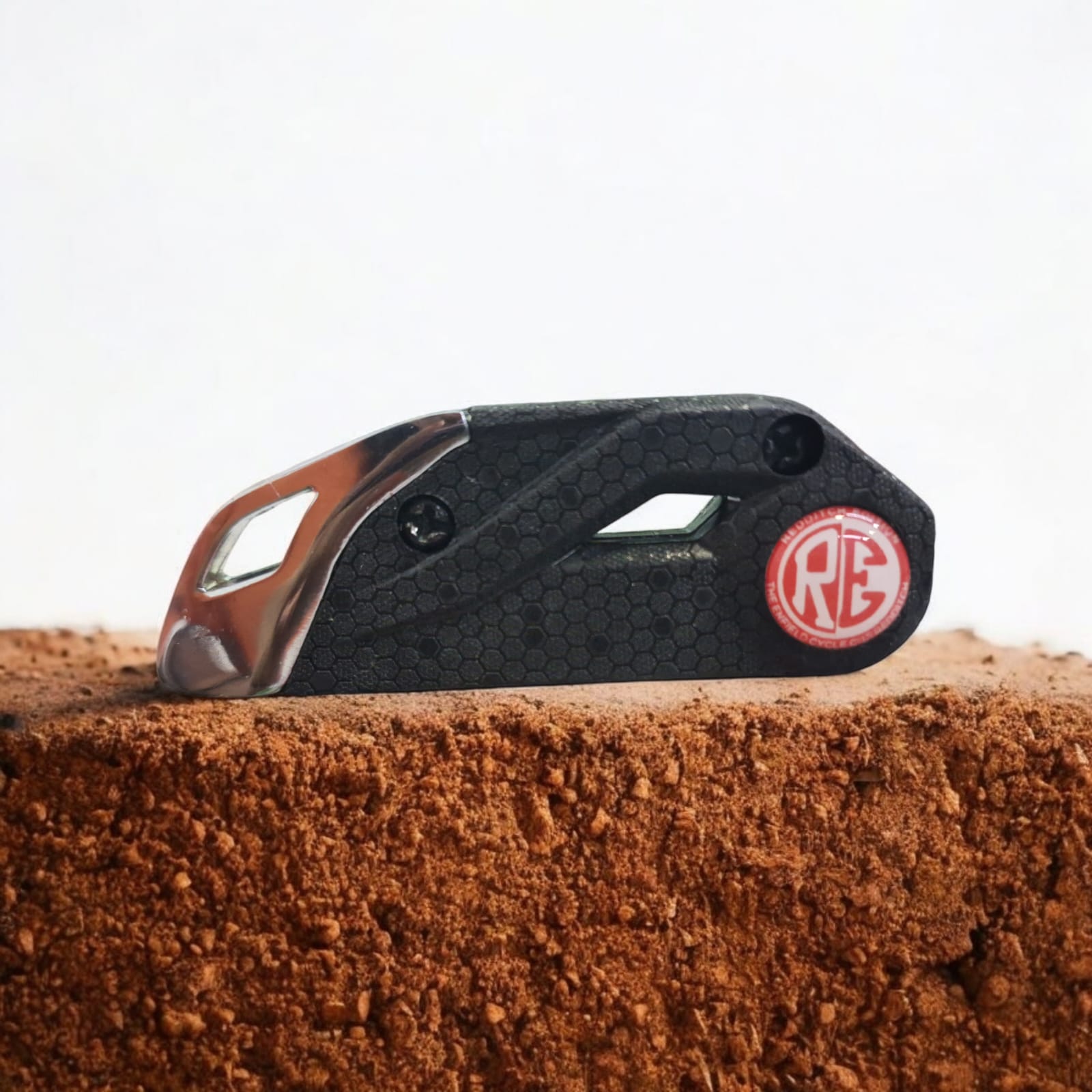 Royal Enfield Silca bike flip key - Red logo