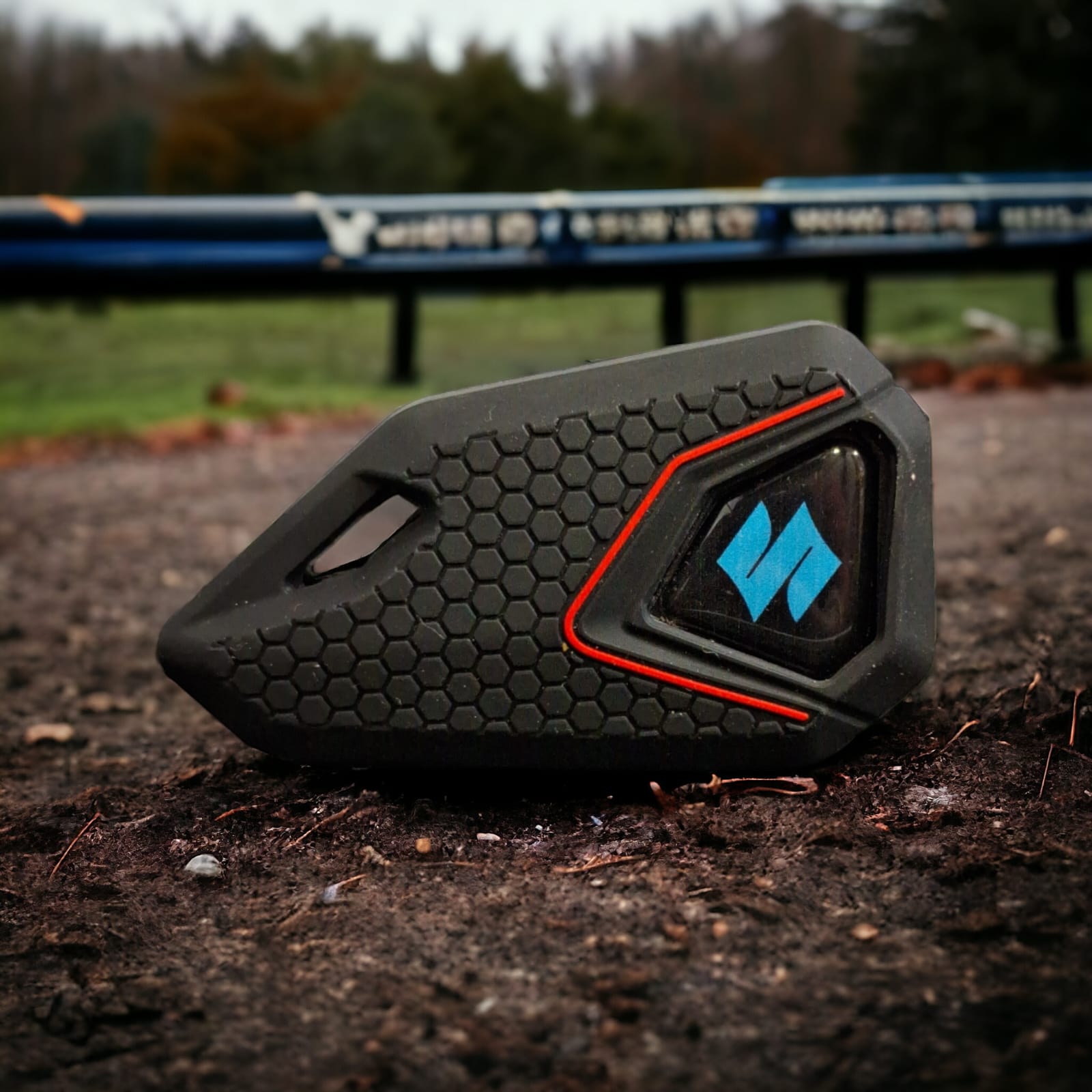 Suzuki Gixxer Bike Flip Key With Silicone Key Cover - Blue Logo