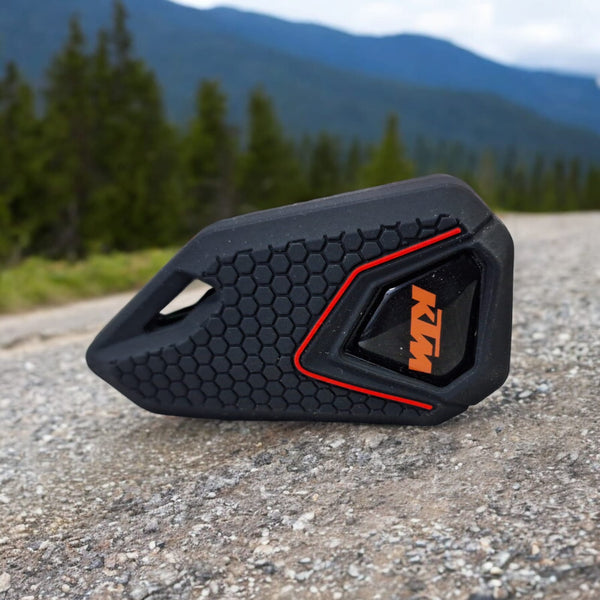 Ktm flip key with Silicone Key Cover - Black