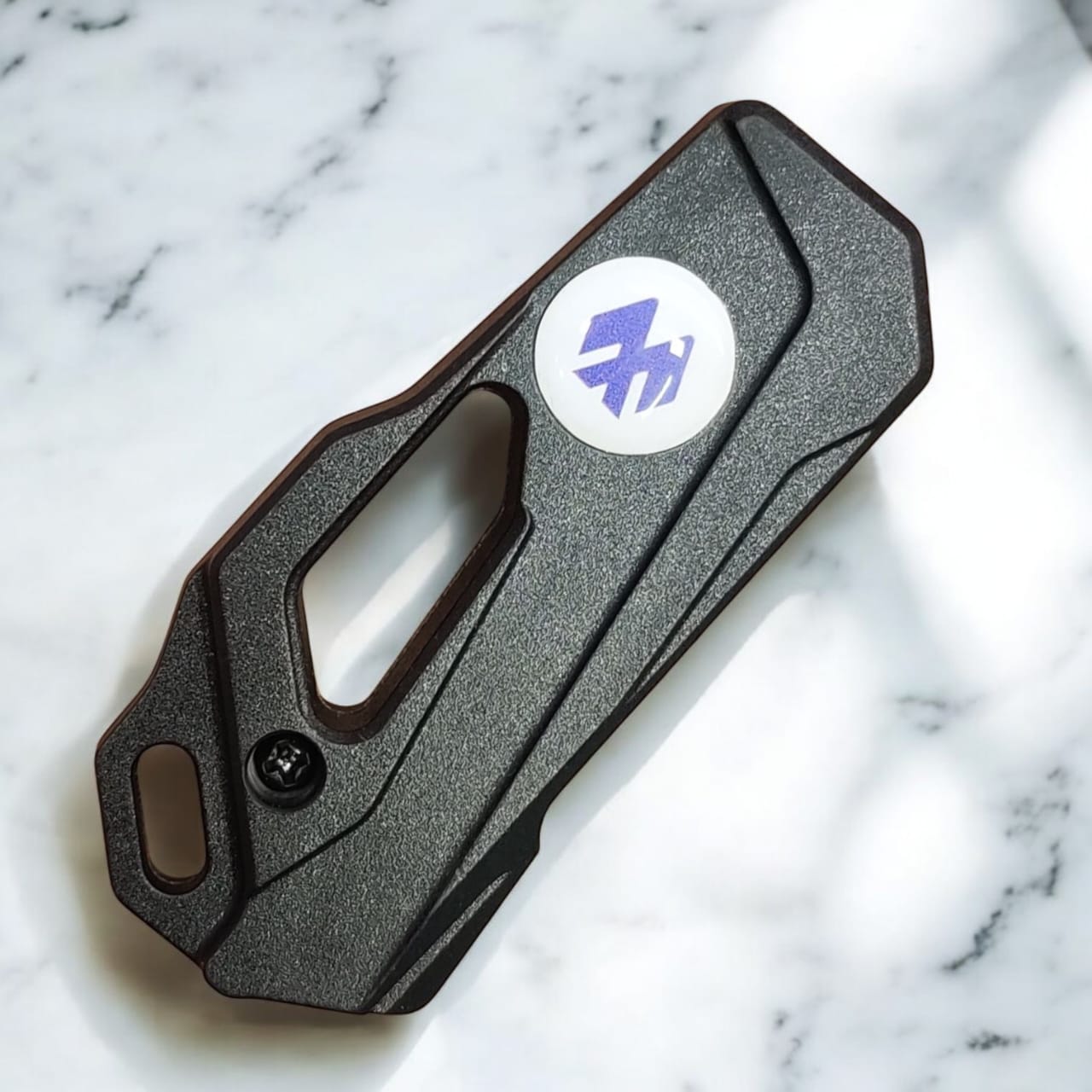 Bajaj Tiger X Bike Flip Key - Blue Logo