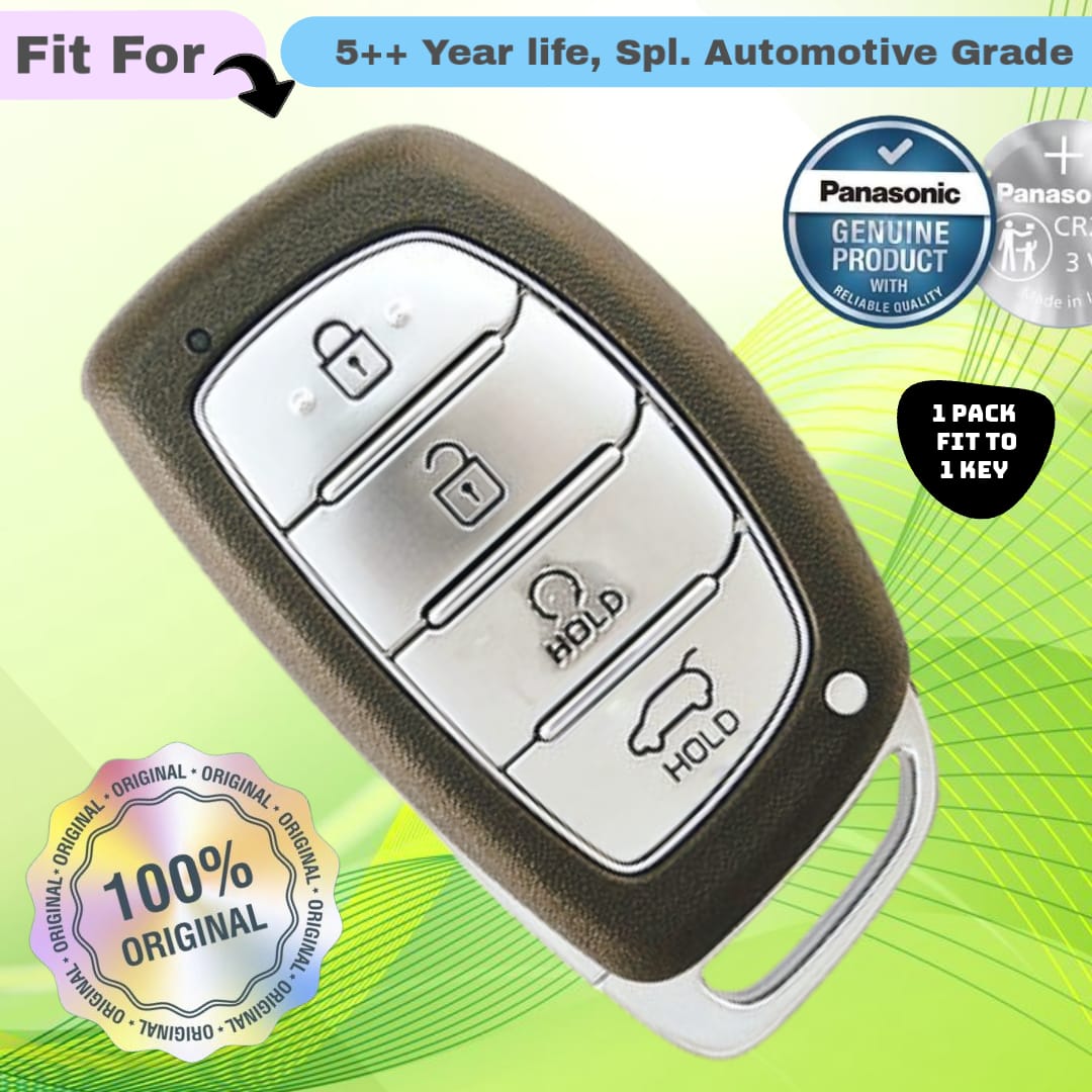 Hyundai 4 Button Smart Key Fob Replacement Battery - ( Pack of 1 )