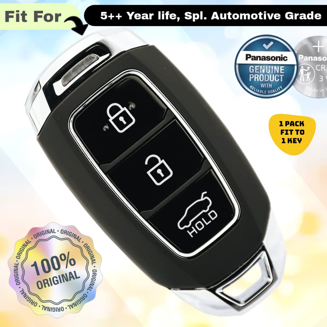 Hyundai 3 Button Smart Key Fob Replacement Battery - ( Pack of 1 )