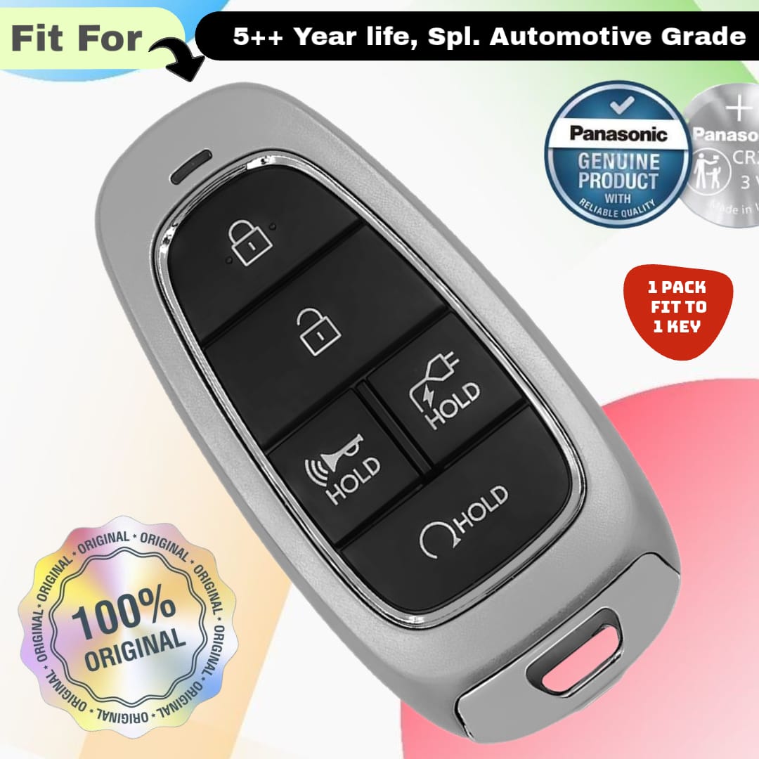 Hyundai 5 Button Smart Key Fob Replacement Battery - ( Pack of 1 )