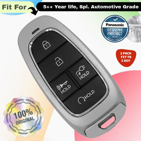 Hyundai 5 Button Smart Key Fob Replacement Battery - ( Pack of 1 )