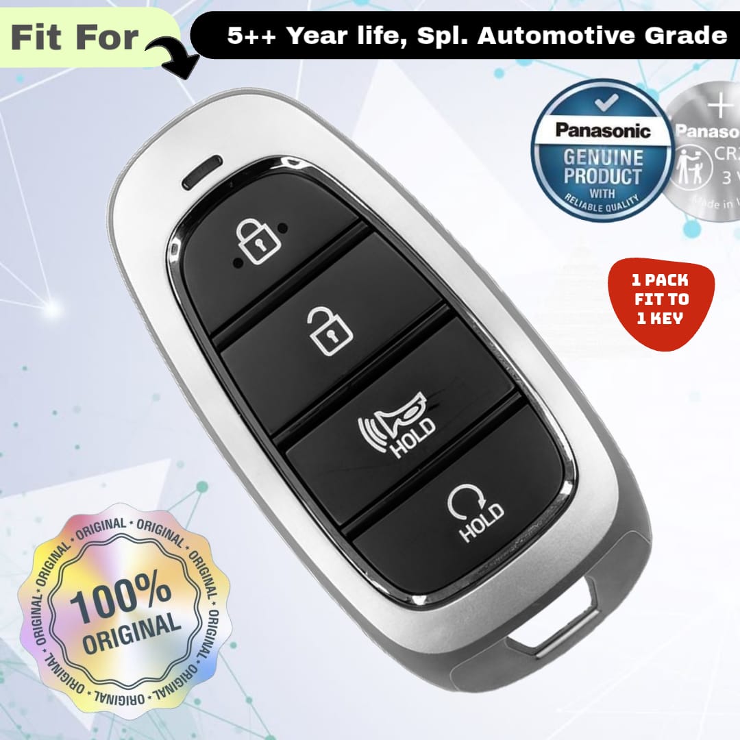 Hyundai 4 Button Smart Key Fob Replacement Battery - ( Pack of 1 )