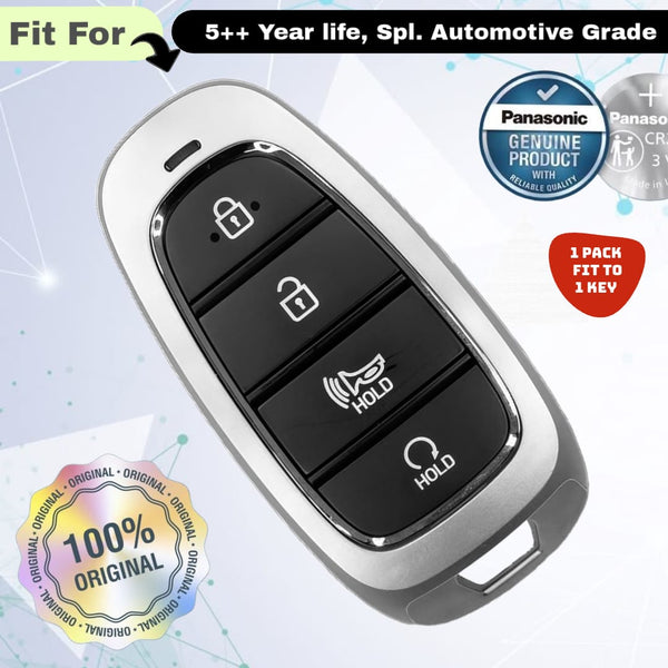 Hyundai 4 Button Smart Key Fob Replacement Battery - ( Pack of 1 )