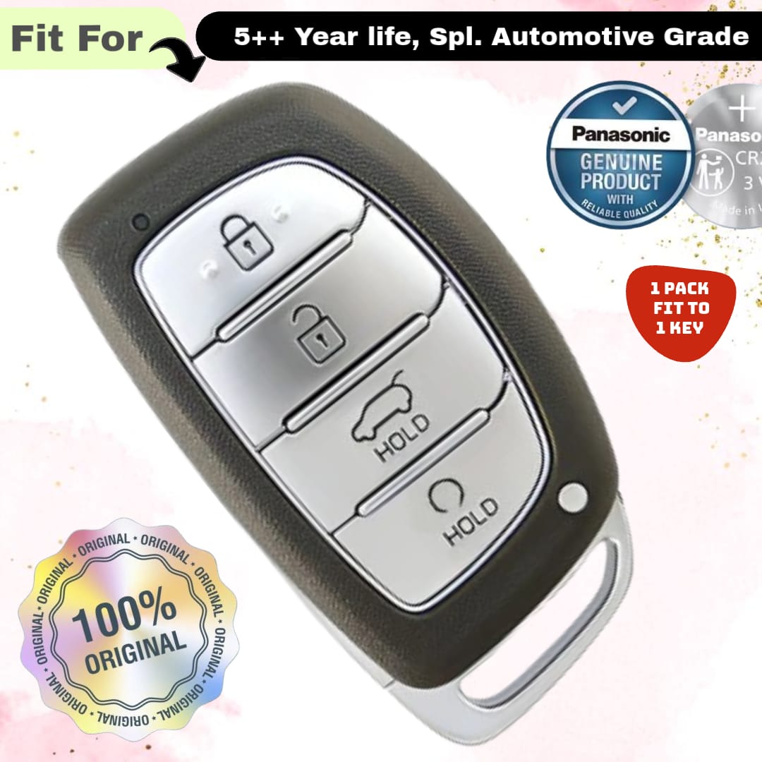 Hyundai 4 Button Smart Key Fob Replacement Battery - ( Pack of 1 )