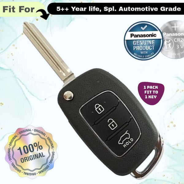 Hyundai 3 Button Flip Key Fob Replacement Battery - ( Pack of 1 )