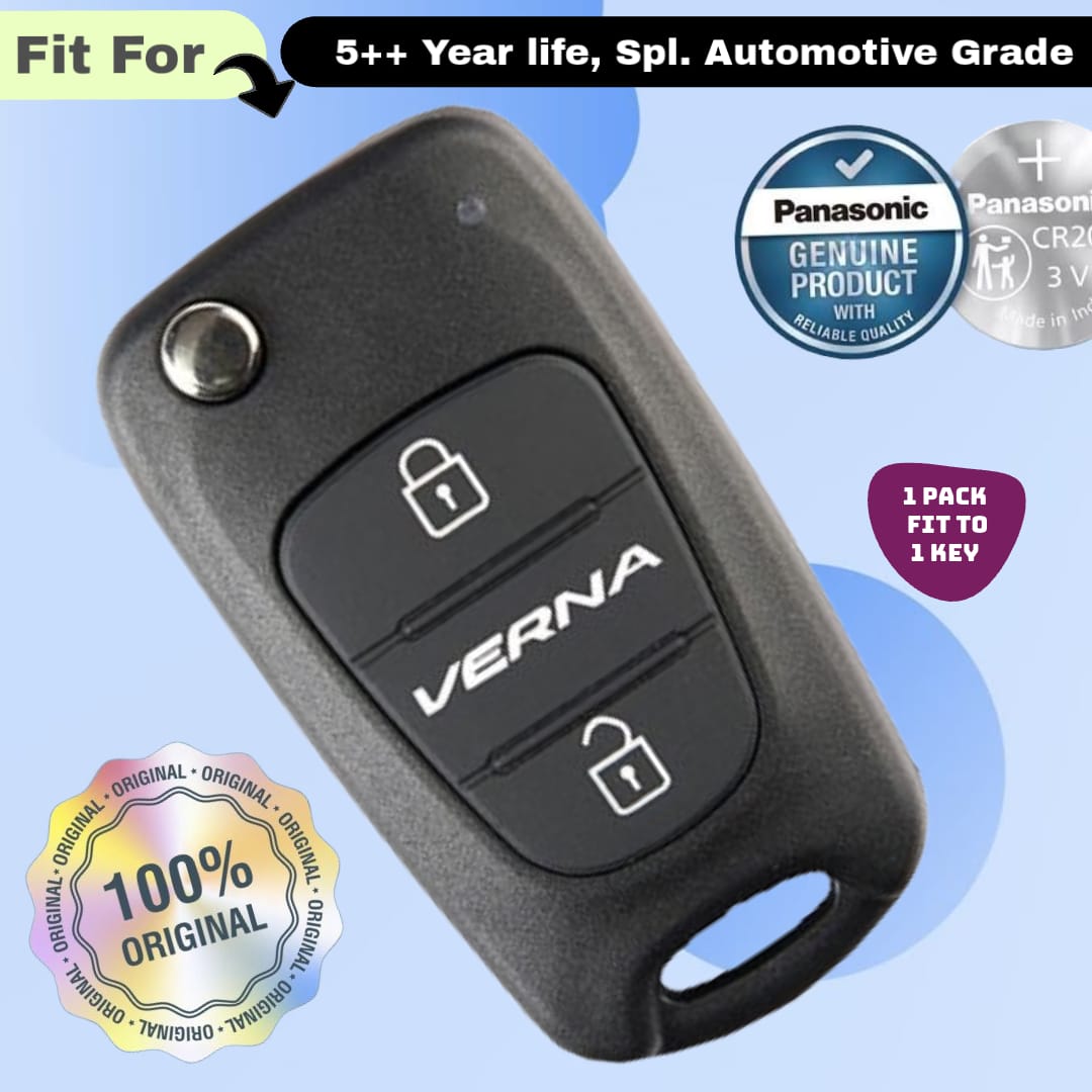 Hyundai 3 Button Flip Key Fob Replacement Battery - ( Pack of 1 )