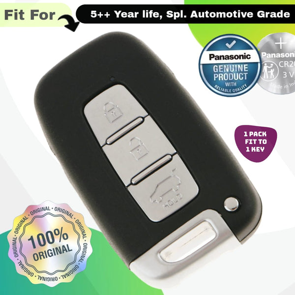 Hyundai 3 Button Smart Key Fob Replacement Battery - ( Pack of 1 )