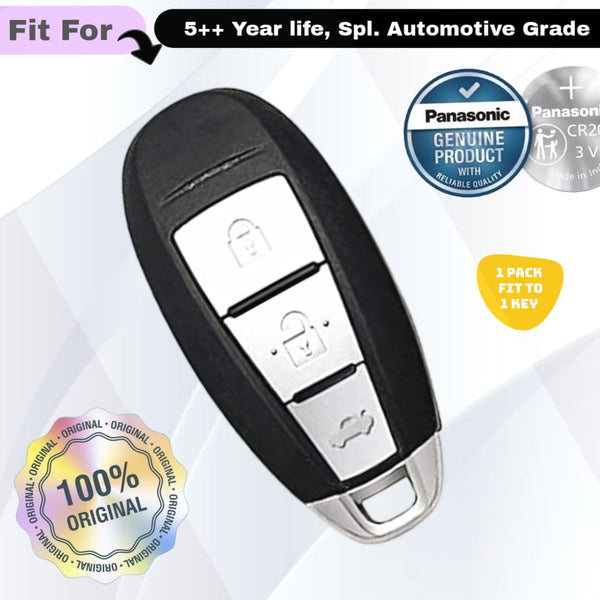 Suzuki 3 Button Smart Key Fob Replacement Battery - ( Pack of 1 )