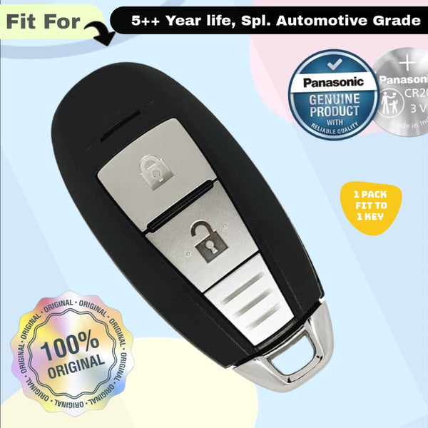 Suzuki 2 Button Smart Key Fob Replacement Battery - ( Pack of 1 )