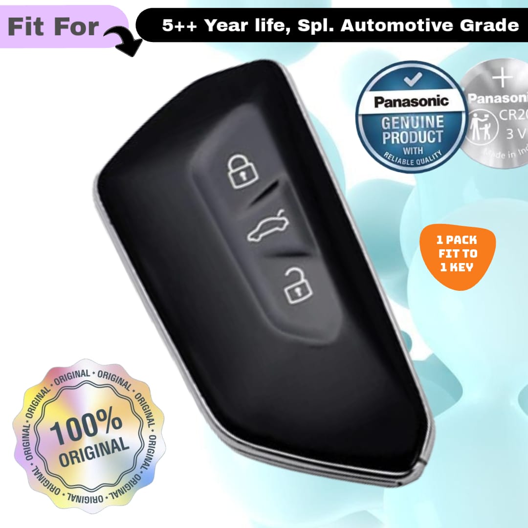 Vw 3 Button Smart Key Fob Replacement Battery - ( Pack of 1 )