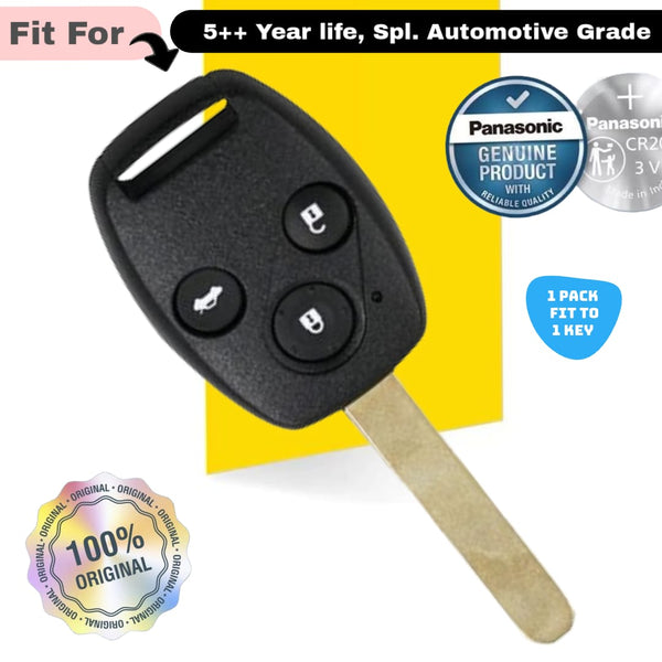 Honda 3 Button Remote Key Fob Replacement Battery - ( Pack of 1 )