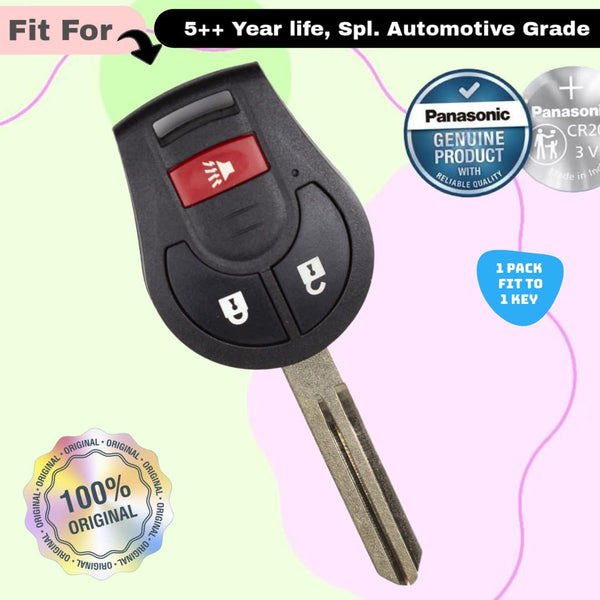Nissan 3 Button Remote Key Fob Replacement Battery - ( Pack of 1 )