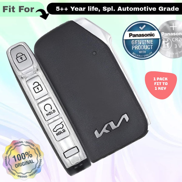 Kia 4 Button Smart Key Fob Replacement Battery - ( Pack of 1 )