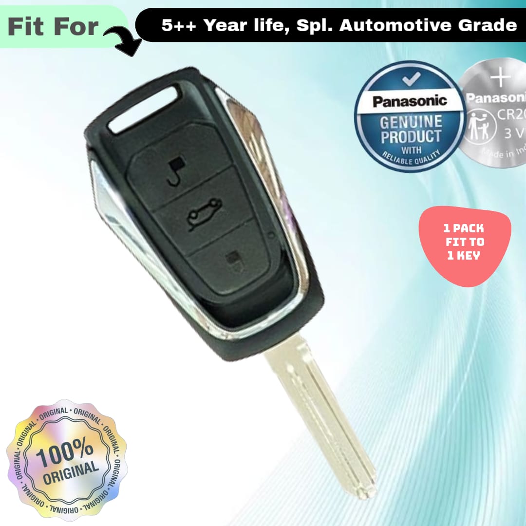 Mahindra 3 Button Remote Key Fob Replacement Battery - ( Pack of 1 )