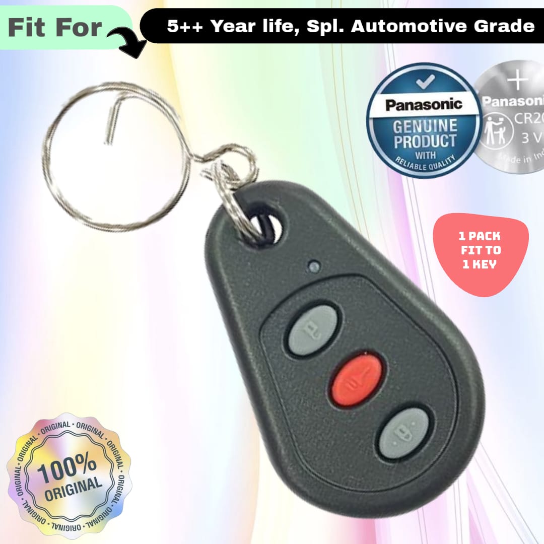 Mahindra 3 Button Hanging Remote Key Fob Replacement Battery - ( Pack of 1 )