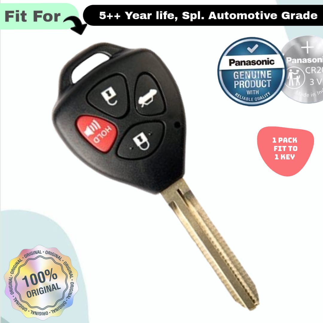 Toyota 4 Button Remote Key Fob Replacement Battery - ( Pack of 1 )