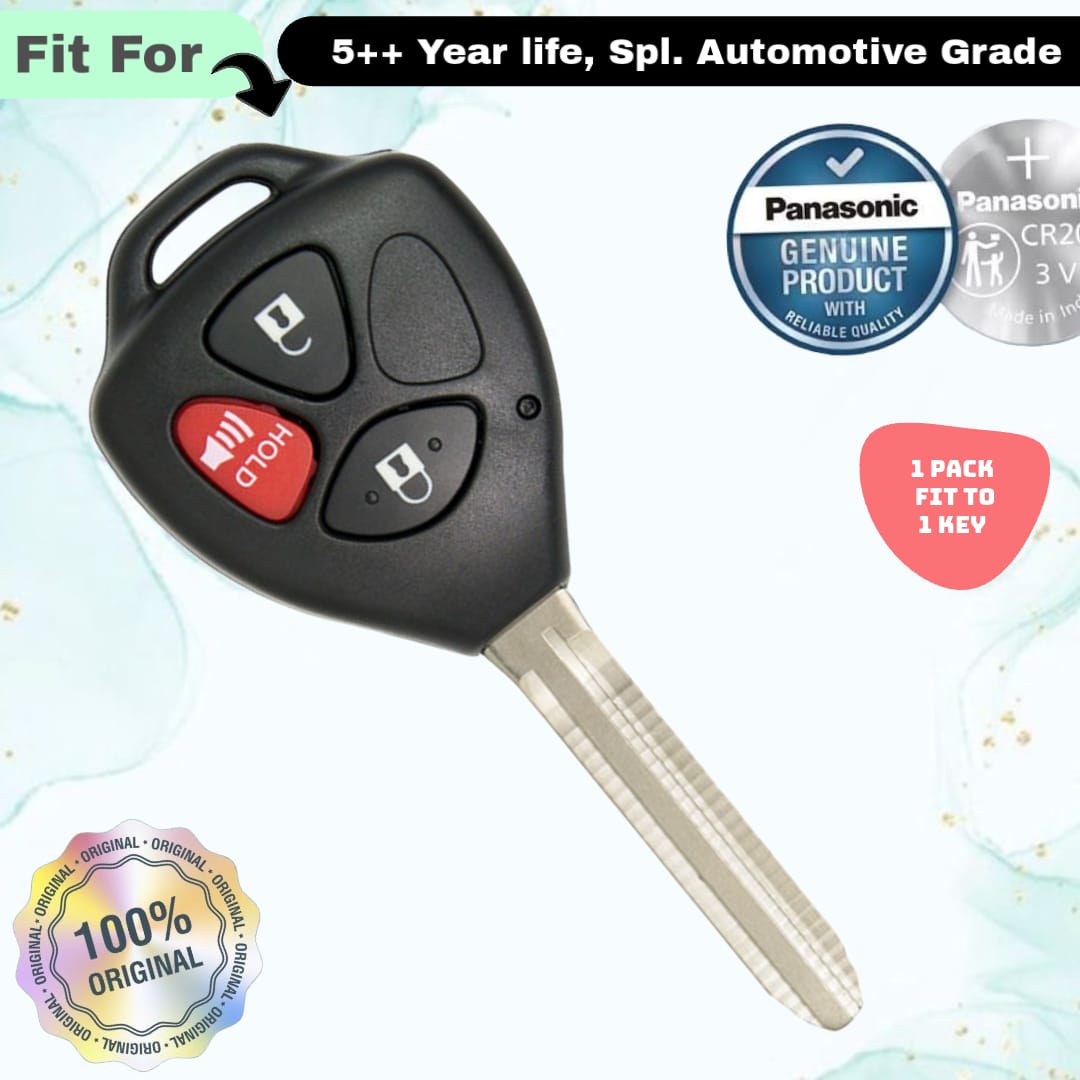 Toyota 3 Button Remote Key Fob Replacement Battery - ( Pack of 1 )