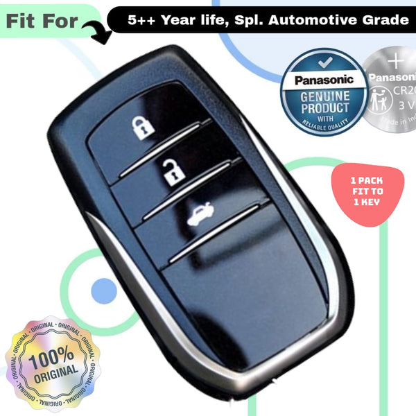 Suzuki 3 Button Smart Key Fob Replacement Battery - ( Pack of 1 )