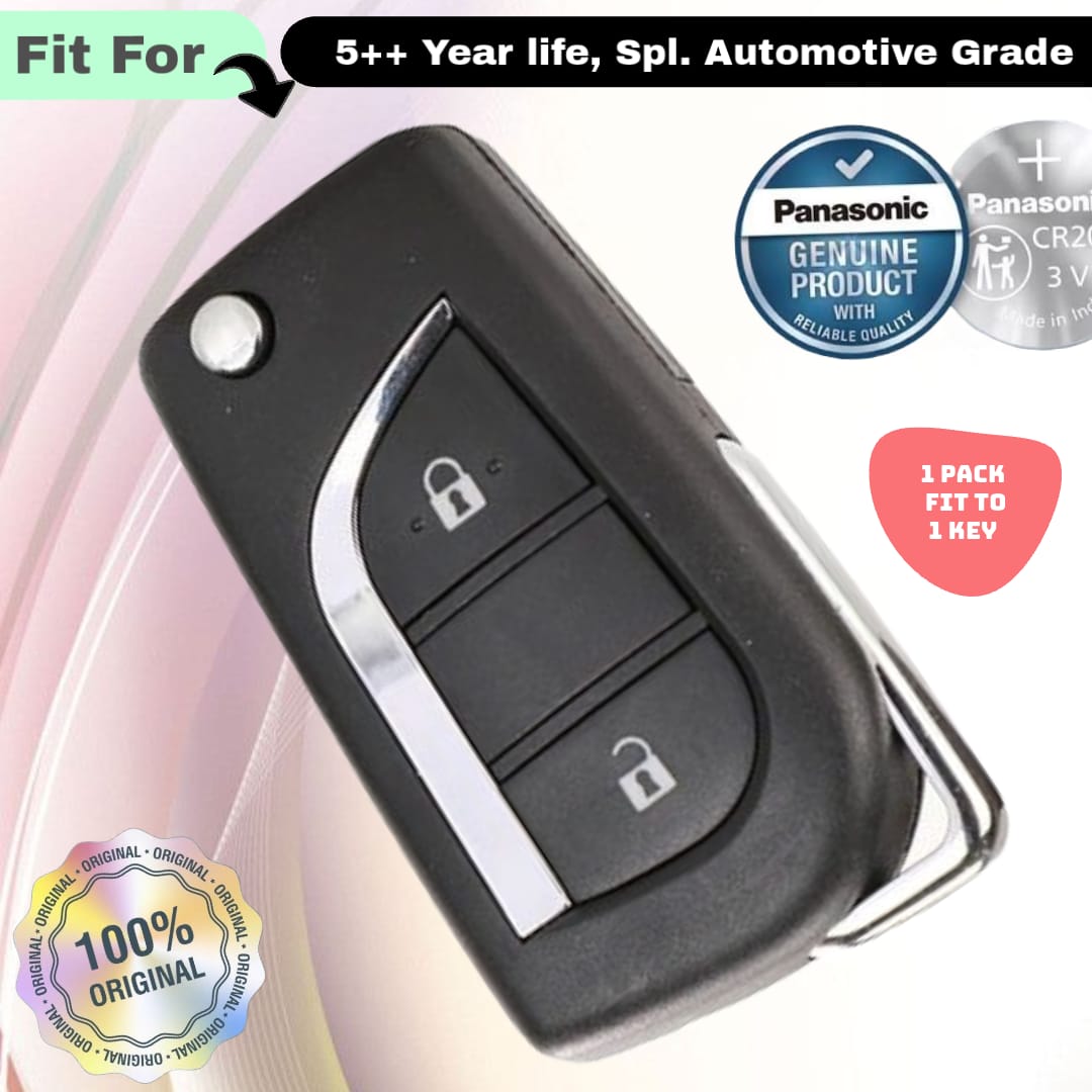 Toyota 2 Button Flip Key Fob Replacement Battery - ( Pack of 1 )