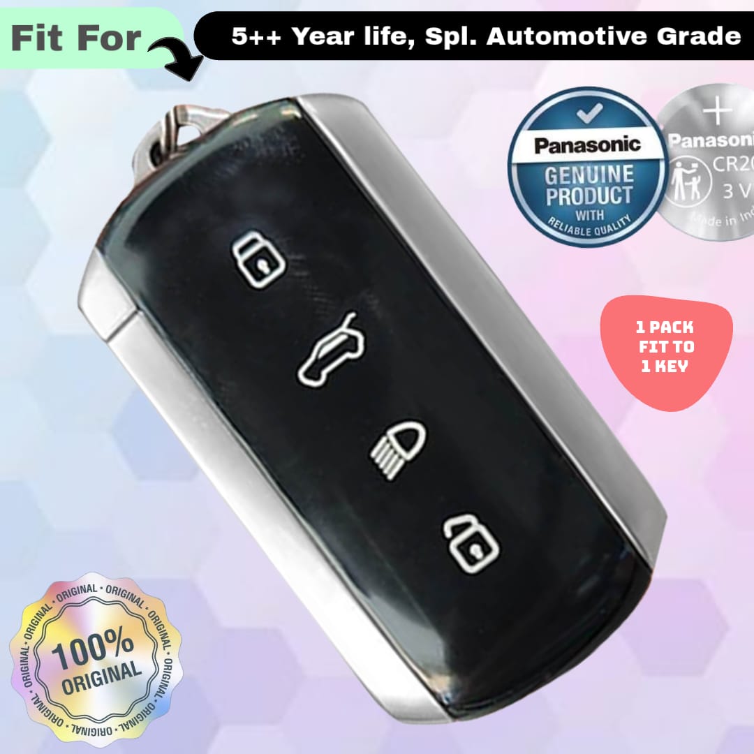 Tata 4 Button Smart Key Fob Replacement Battery - ( Pack of 1 )