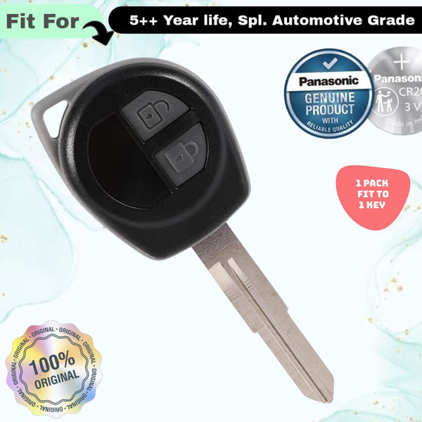 Suzuki 2 Button Remote Key Fob Replacement Battery - ( Pack of 1 )