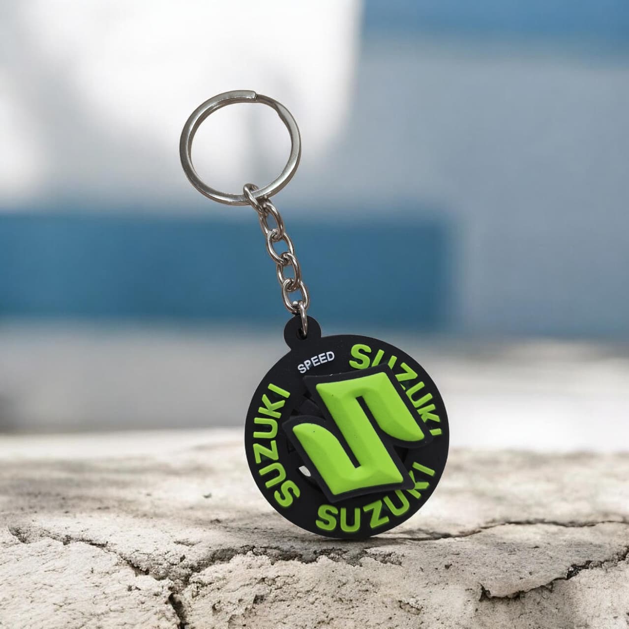 Suzuki Rubber rotating keychain - FKC38