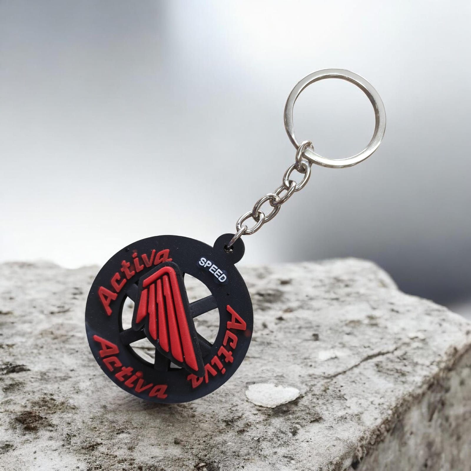Honda Activa Rubber rotating keychain - FKC41